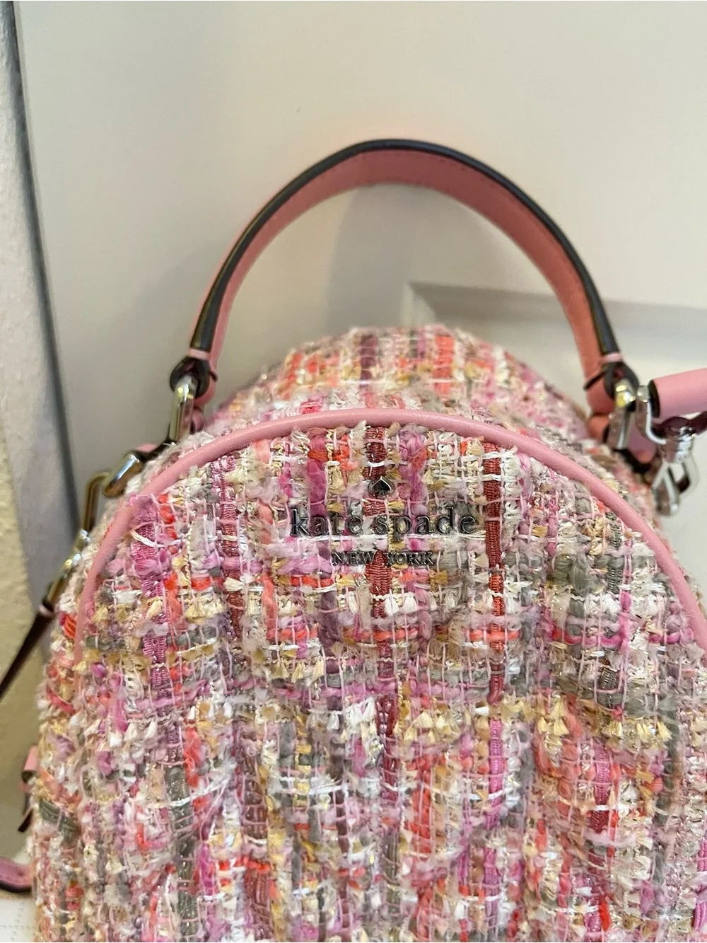 Authentic Kate Spade Briar lane quilted tweed mini bag